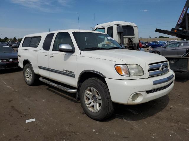 5TBBT44103S407157 - 2003 TOYOTA TUNDRA ACCESS CAB SR5 WHITE photo 4