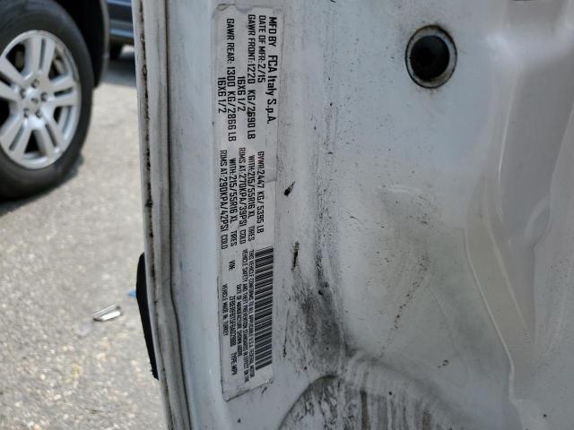 ZFBERFBT5F6A02988 - 2015 RAM PROMASTER SLT WHITE photo 13