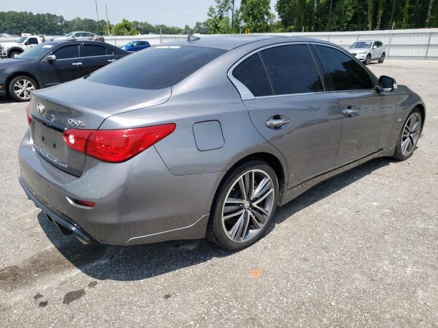 JN1BV7AP5EM672377 - 2014 INFINITI Q50 BASE GRAY photo 3