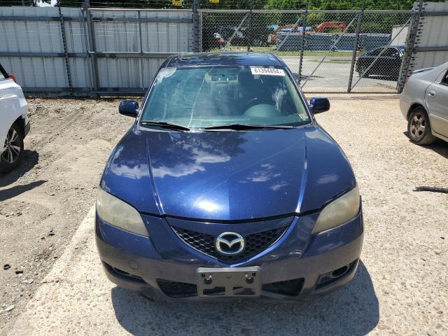 JM1BK32F391191278 - 2009 MAZDA 3 I BLUE photo 5