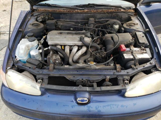 1Y1SK5481WZ433455 - 1998 CHEVROLET GEO PRIZM BASE BLUE photo 11