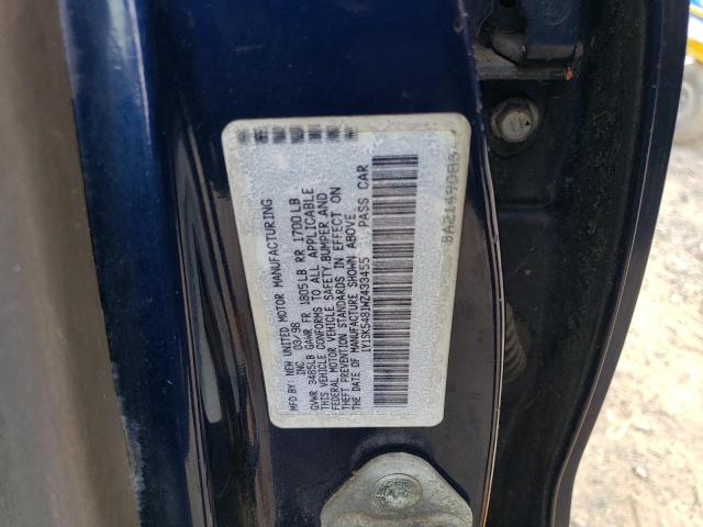 1Y1SK5481WZ433455 - 1998 CHEVROLET GEO PRIZM BASE BLUE photo 12