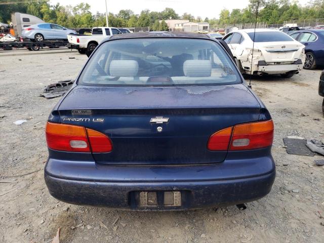 1Y1SK5481WZ433455 - 1998 CHEVROLET GEO PRIZM BASE BLUE photo 6