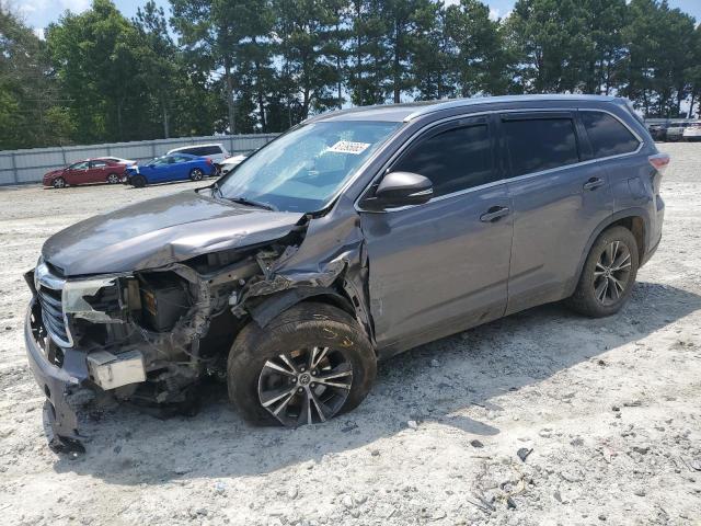 5TDKKRFHXGS506950 - 2016 TOYOTA HIGHLANDER XLE GRAY photo 1
