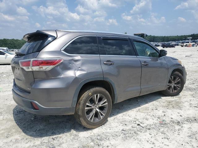 5TDKKRFHXGS506950 - 2016 TOYOTA HIGHLANDER XLE GRAY photo 3