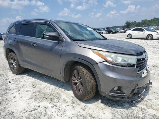 5TDKKRFHXGS506950 - 2016 TOYOTA HIGHLANDER XLE GRAY photo 4