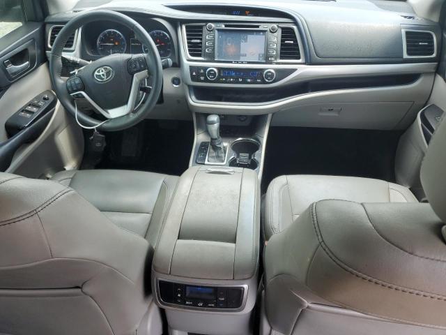 5TDKKRFHXGS506950 - 2016 TOYOTA HIGHLANDER XLE GRAY photo 8