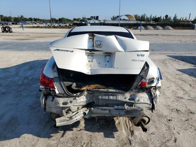 1HGCP36718A004886 - 2008 HONDA ACCORD EX WHITE photo 6