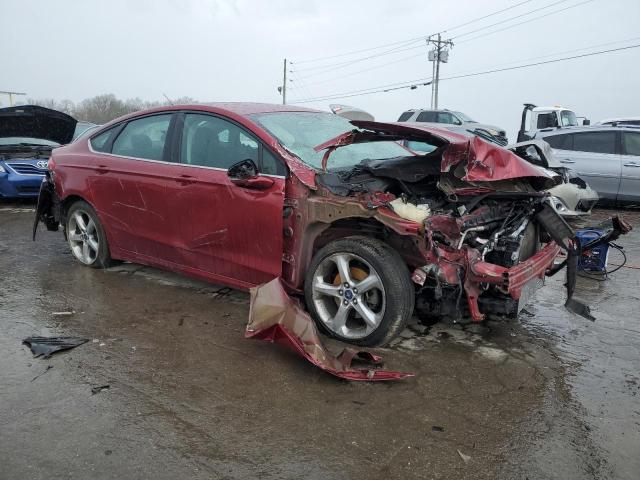 3FA6P0H95DR335159 - 2013 FORD FUSION SE RED photo 4