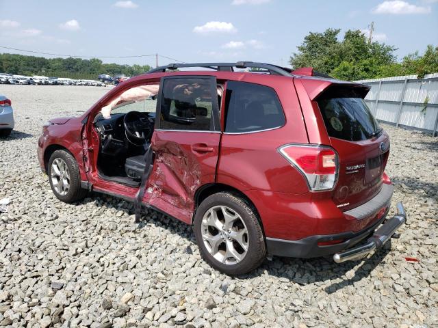 JF2SJAWCXHH488384 - 2017 SUBARU FORESTER 2.5I TOURING RED photo 2