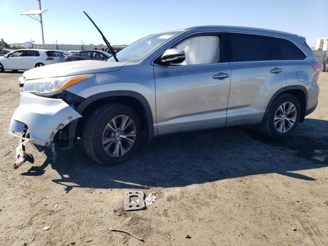 5TDJKRFH0FS182272 - 2015 TOYOTA HIGHLANDER XLE SILVER photo 1