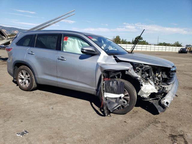 5TDJKRFH0FS182272 - 2015 TOYOTA HIGHLANDER XLE SILVER photo 4