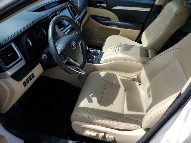 5TDJKRFH9FS192945 - 2015 TOYOTA HIGHLANDER XLE WHITE photo 7
