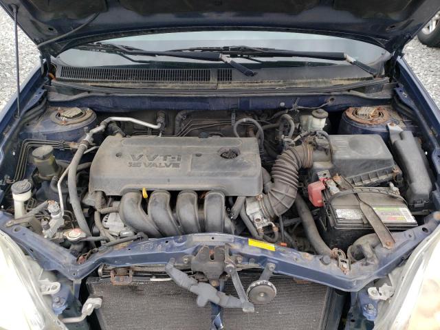 2T1KR30E28C713169 - 2008 TOYOTA COROLLA MA XR BLUE photo 12