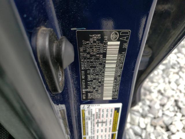 2T1KR30E28C713169 - 2008 TOYOTA COROLLA MA XR BLUE photo 14