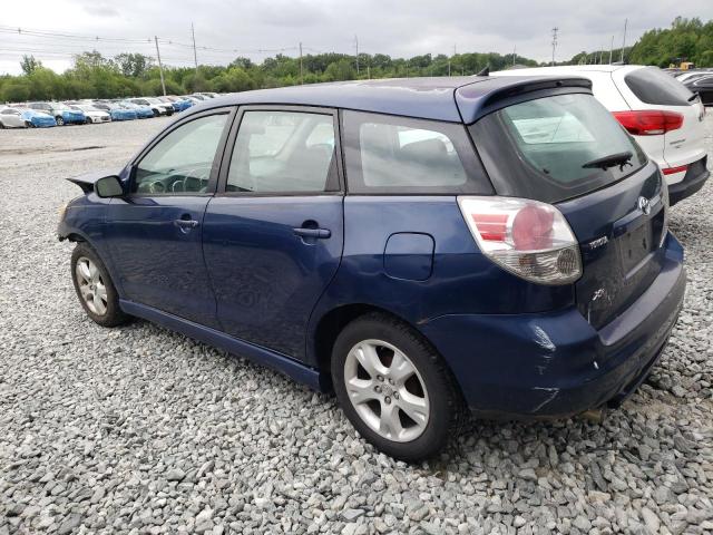 2T1KR30E28C713169 - 2008 TOYOTA COROLLA MA XR BLUE photo 2