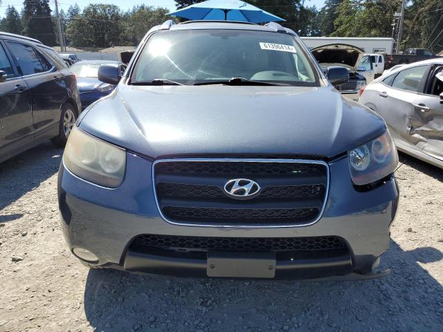 5NMSH73E87H055422 - 2007 HYUNDAI SANTA FE SE BLUE photo 5