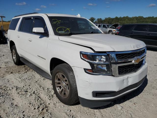 1GNSCHKC6GR114992 - 2016 CHEVROLET SUBURBAN C1500 LT WHITE photo 1