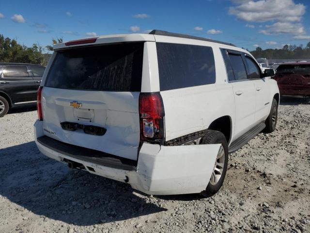 1GNSCHKC6GR114992 - 2016 CHEVROLET SUBURBAN C1500 LT WHITE photo 4