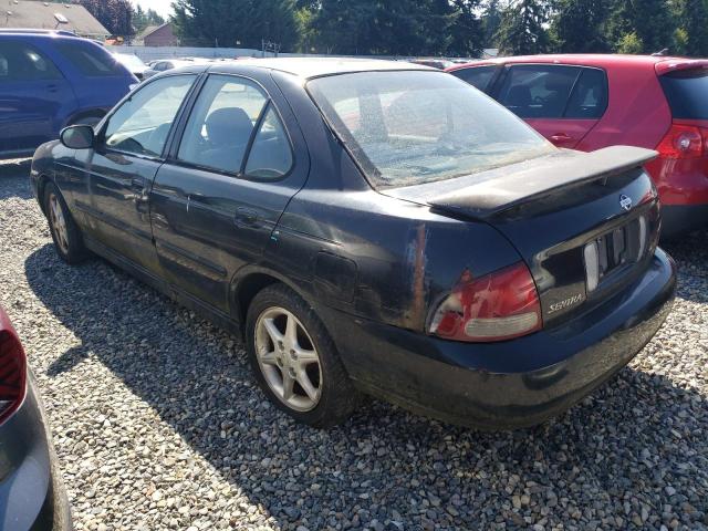 3N1BB51DXYL100707 - 2000 NISSAN SENTRA SE BLACK photo 2