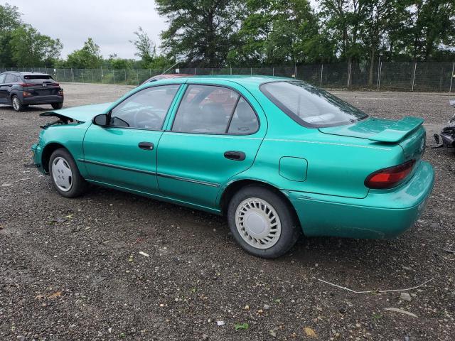 1Y1SK5267SZ087052 - 1995 GEO PRIZM BASE GREEN photo 2