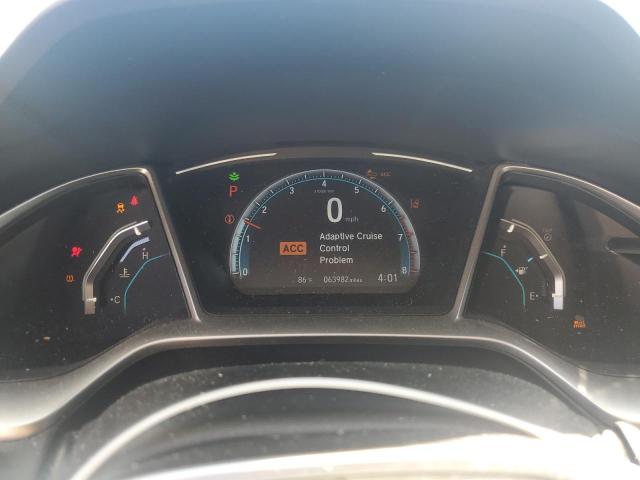 19XFC1F70KE208224 - 2019 HONDA CIVIC EXL WHITE photo 9