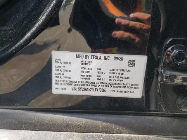5YJSA1E29LF413563 - 2020 TESLA MODEL S Qara foto 13