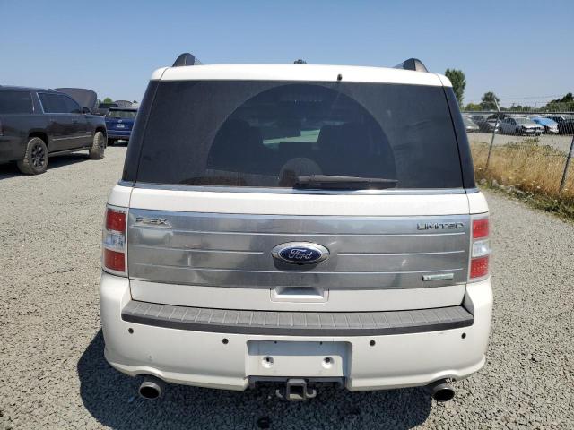 2FMHK6DT2CBD21122 - 2012 FORD FLEX LIMITED WHITE photo 6