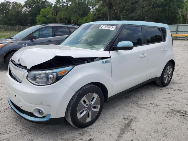 KNDJX3AEXJ7027047 - 2018 KIA SOUL EV + WHITE photo 1