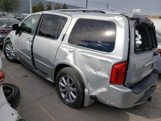 5N3AA08D28N914390 - 2008 INFINITI QX56 SILVER photo 2