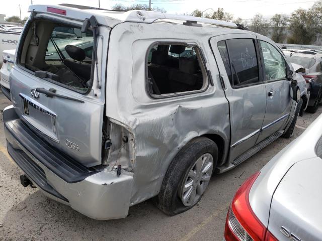 5N3AA08D28N914390 - 2008 INFINITI QX56 SILVER photo 3