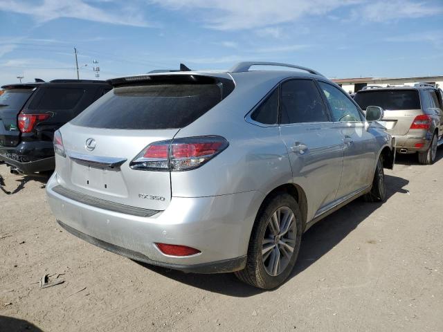 2T2BK1BA4FC292938 - 2015 LEXUS RX 350 BASE SILVER photo 4