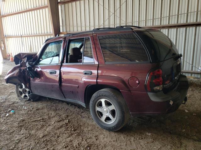 1GNDS13S262262010 - 2006 CHEVROLET TRAILBLAZE LS RED photo 2