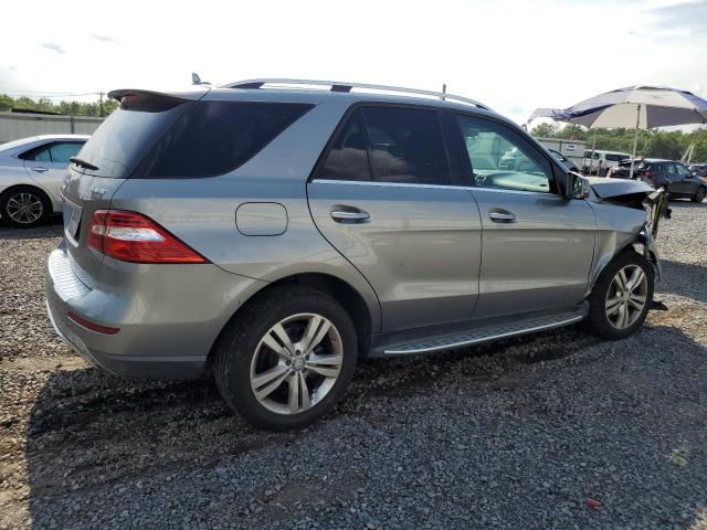 4JGDA5HB2DA226683 - 2013 MERCEDES-BENZ ML 350 4MATIC GRAY photo 3