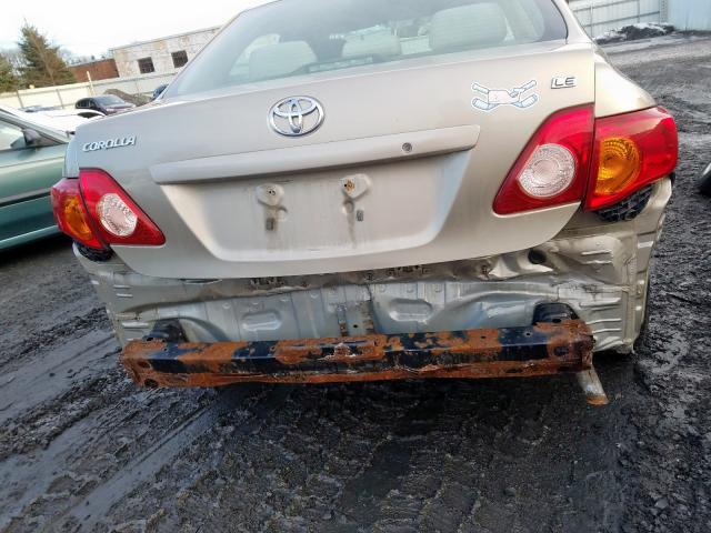 2T1BU40E49C084746 - 2009 TOYOTA COROLLA BASE  photo 9