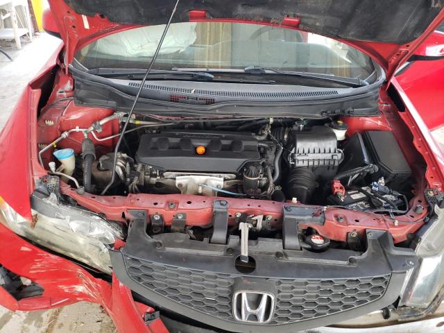 2HGFG3B57CH531360 - 2012 HONDA CIVIC LX RED photo 11