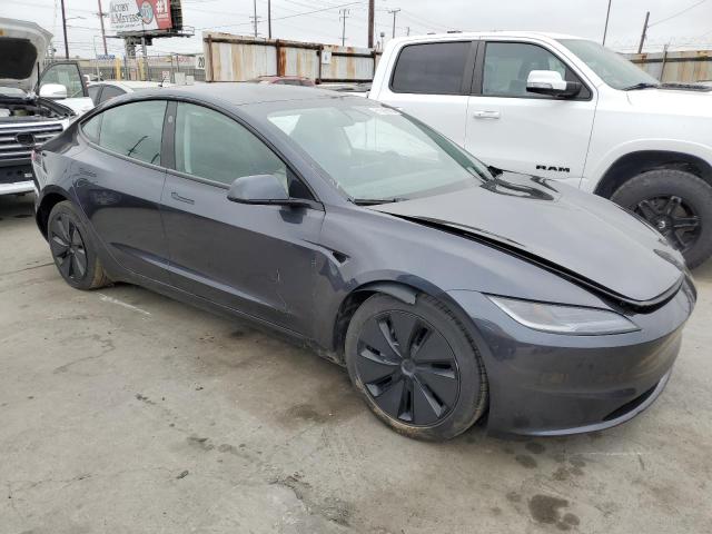 5YJ3E1EA6RF773141 - 2024 TESLA MODEL 3 GRAY photo 4