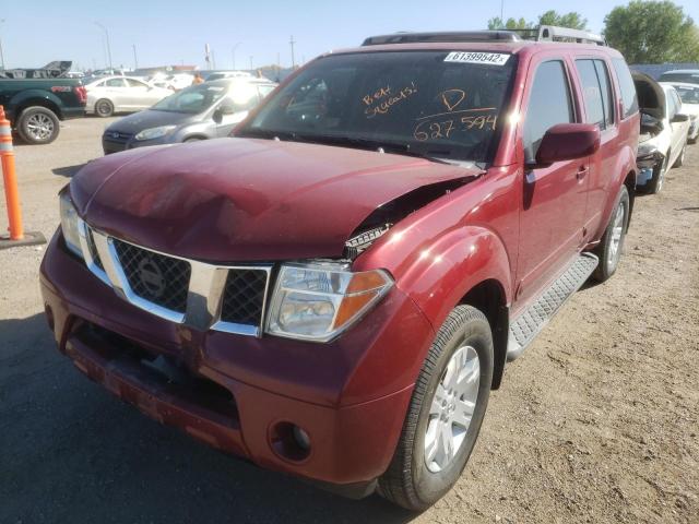 5N1AR18W37C627594 - 2007 NISSAN PATHFINDER LE 红色 照片 2
