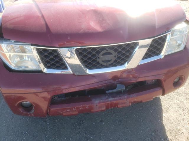 5N1AR18W37C627594 - 2007 NISSAN PATHFINDER LE 红色 照片 9