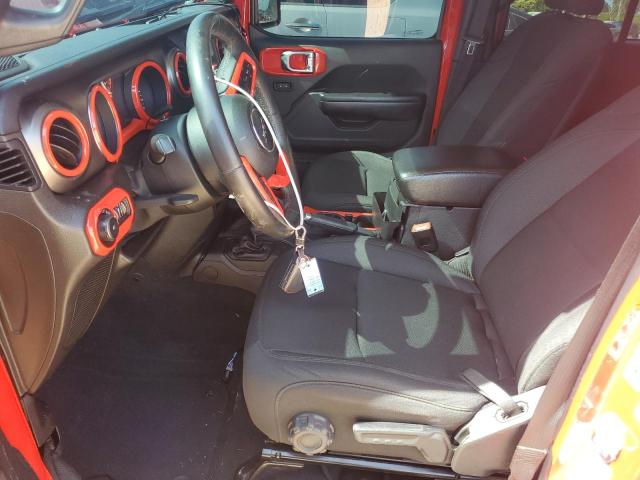 1C4HJXDG0KW527004 - 2019 JEEP WRANGLER UNLIMITED SPORT წითელი ფოტო 7