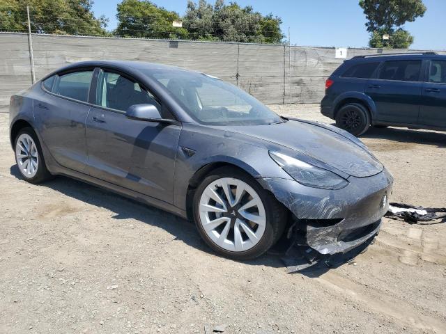 5YJ3E1EA9PF706157 - 2023 TESLA MODEL 3 灰色 照片 4
