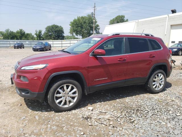 1C4PJMDS3EW275882 - 2014 JEEP CHEROKEE LIMITED RED photo 1