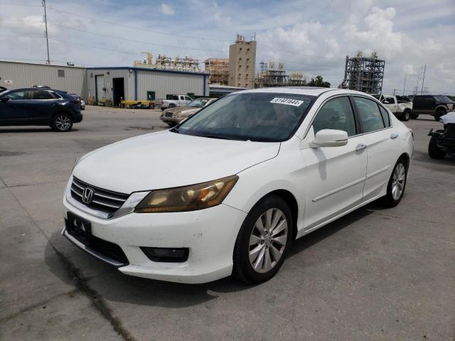 1HGCR2F81FA214267 - 2015 HONDA ACCORD EXL WHITE photo 1