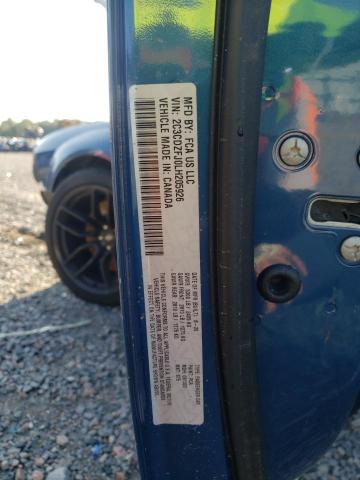 2C3CDZFJ0LH205926 - 2020 DODGE CHALLENGER R/T SCAT PACK BLUE photo 13