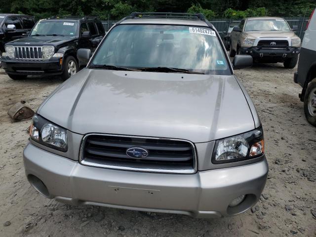 JF1SG65615H721818 - 2005 SUBARU FORESTER 2.5XS Серебристый фото 5