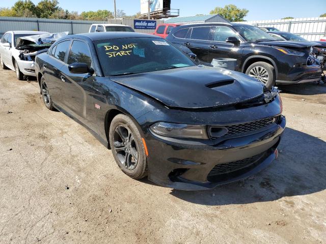 2C3CDXGJ2LH133002 - 2020 DODGE CHARGER SCAT PACK BLACK photo 1