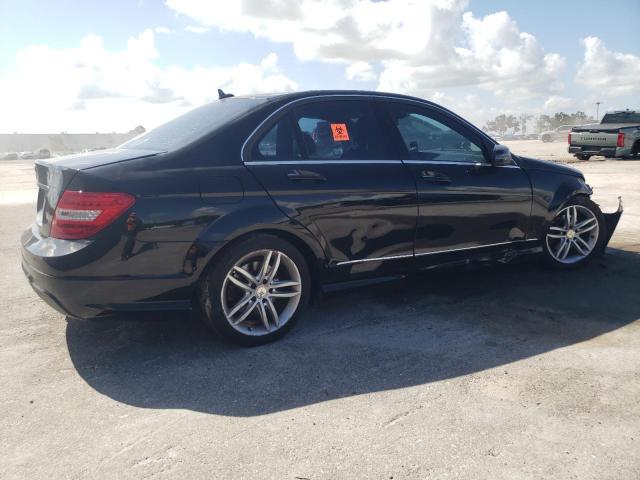 WDDGF4HB3DA850527 - 2013 MERCEDES-BENZ C 250 BLACK photo 3