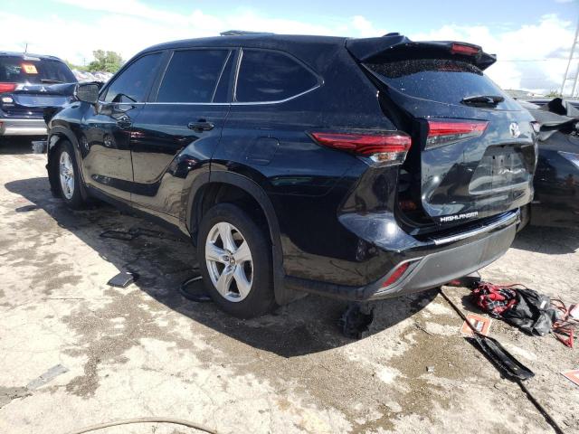 5TDKDRAH7PS513825 - 2023 TOYOTA HIGHLANDER L BLACK photo 2