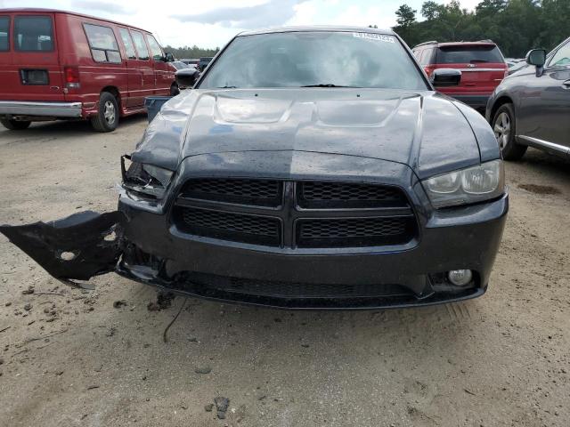 2C3CDXAT3EH348031 - 2014 DODGE CHARGER POLICE BLACK photo 5