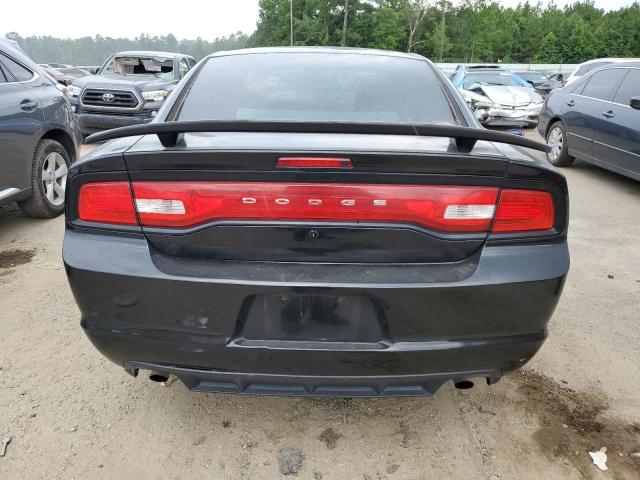 2C3CDXAT3EH348031 - 2014 DODGE CHARGER POLICE BLACK photo 6